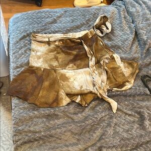 Stylish Brown Mini Skirt